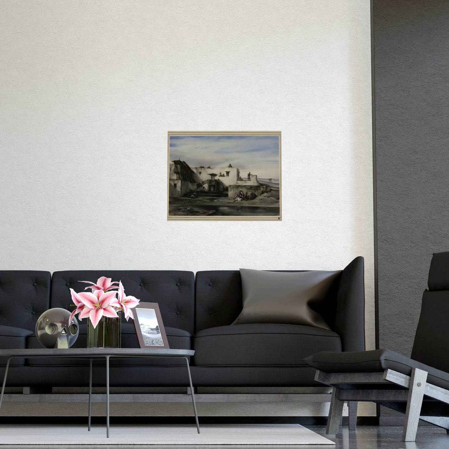 Vintage Greek Village Wall Art