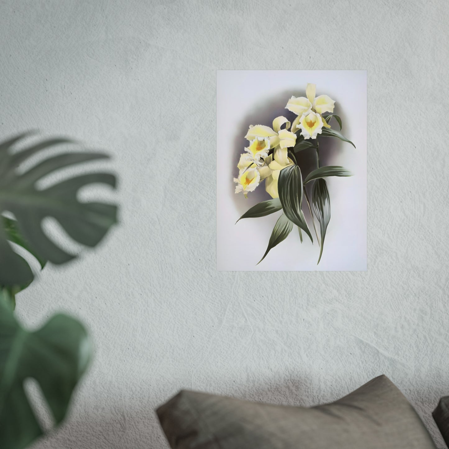 Vintage White Orchids