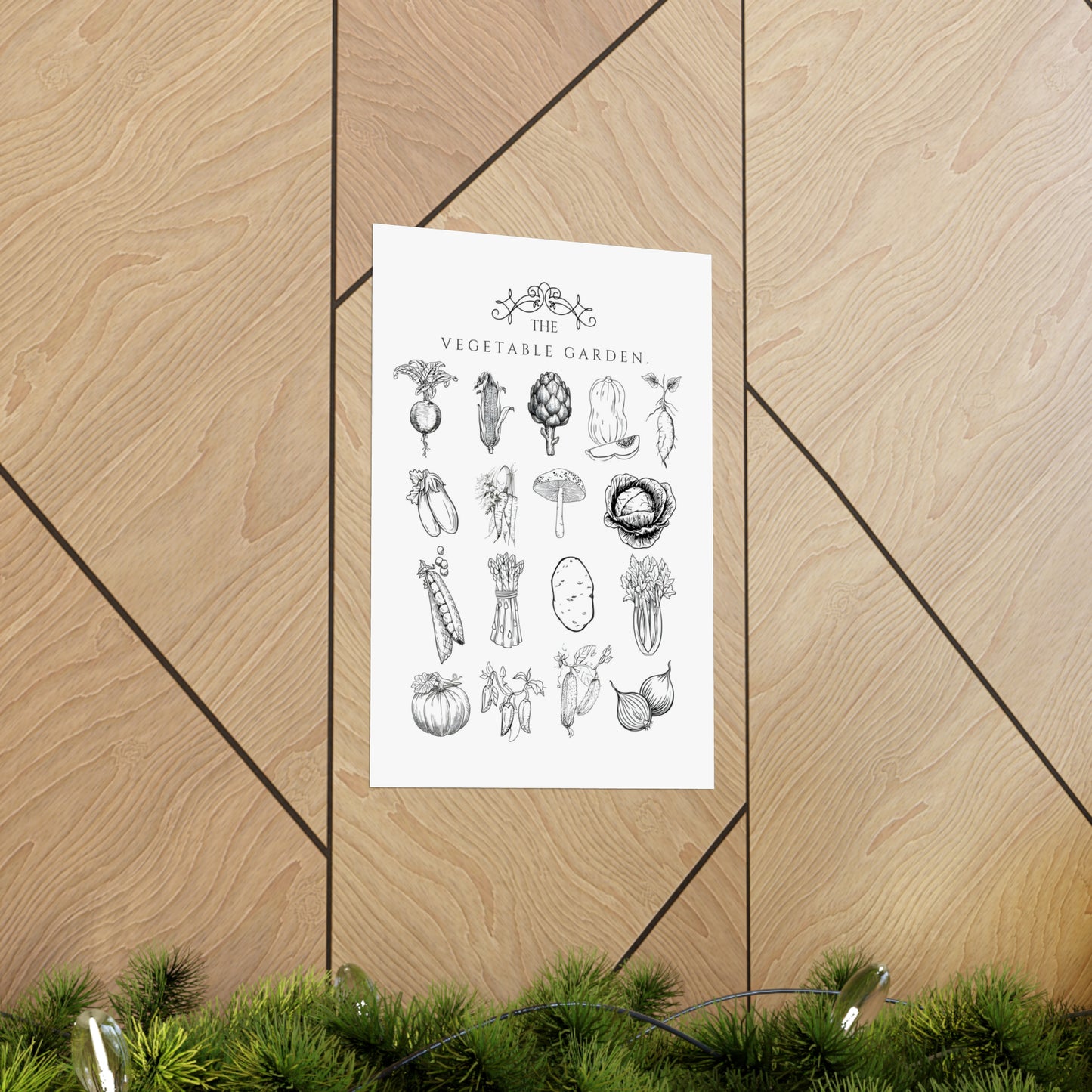 Vegetables Garden Wall Print