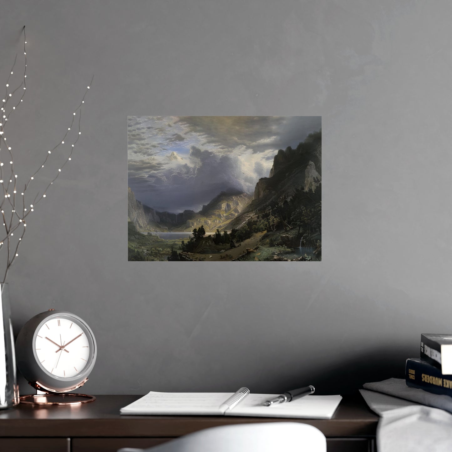 Gloomy Mountain Prints