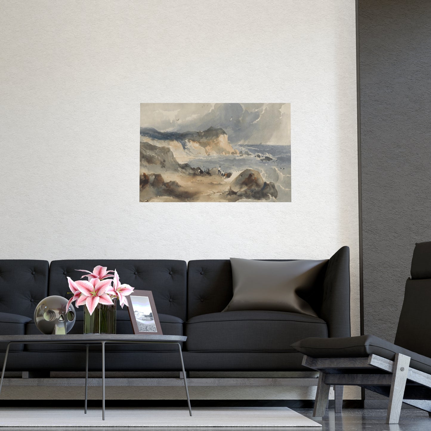 A Coastal Scene Print