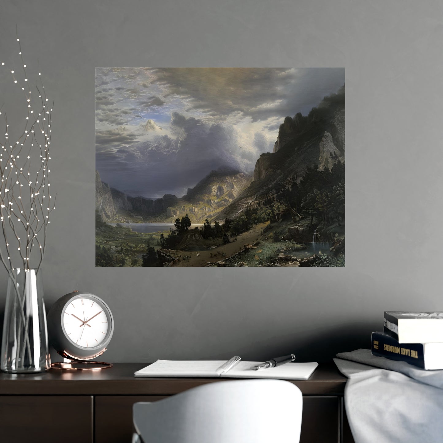 Gloomy Mountain Prints