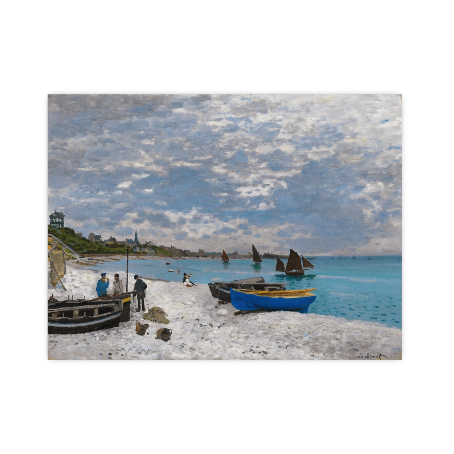 Cloudy Beach at Sainte-Adresse