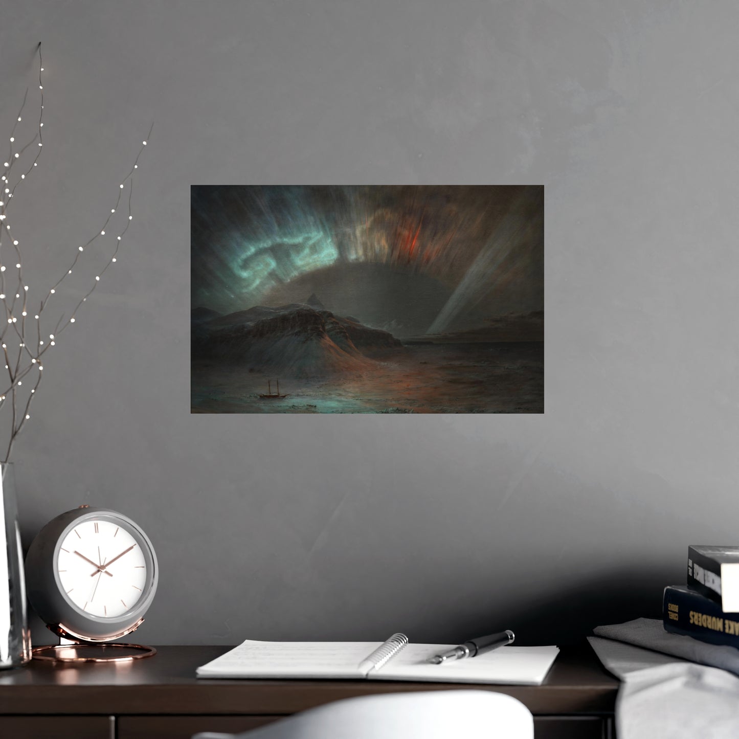 Aurora Borealis Winter Art