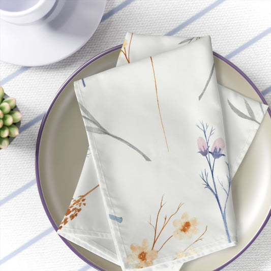Fall Harvest Floral Napkins