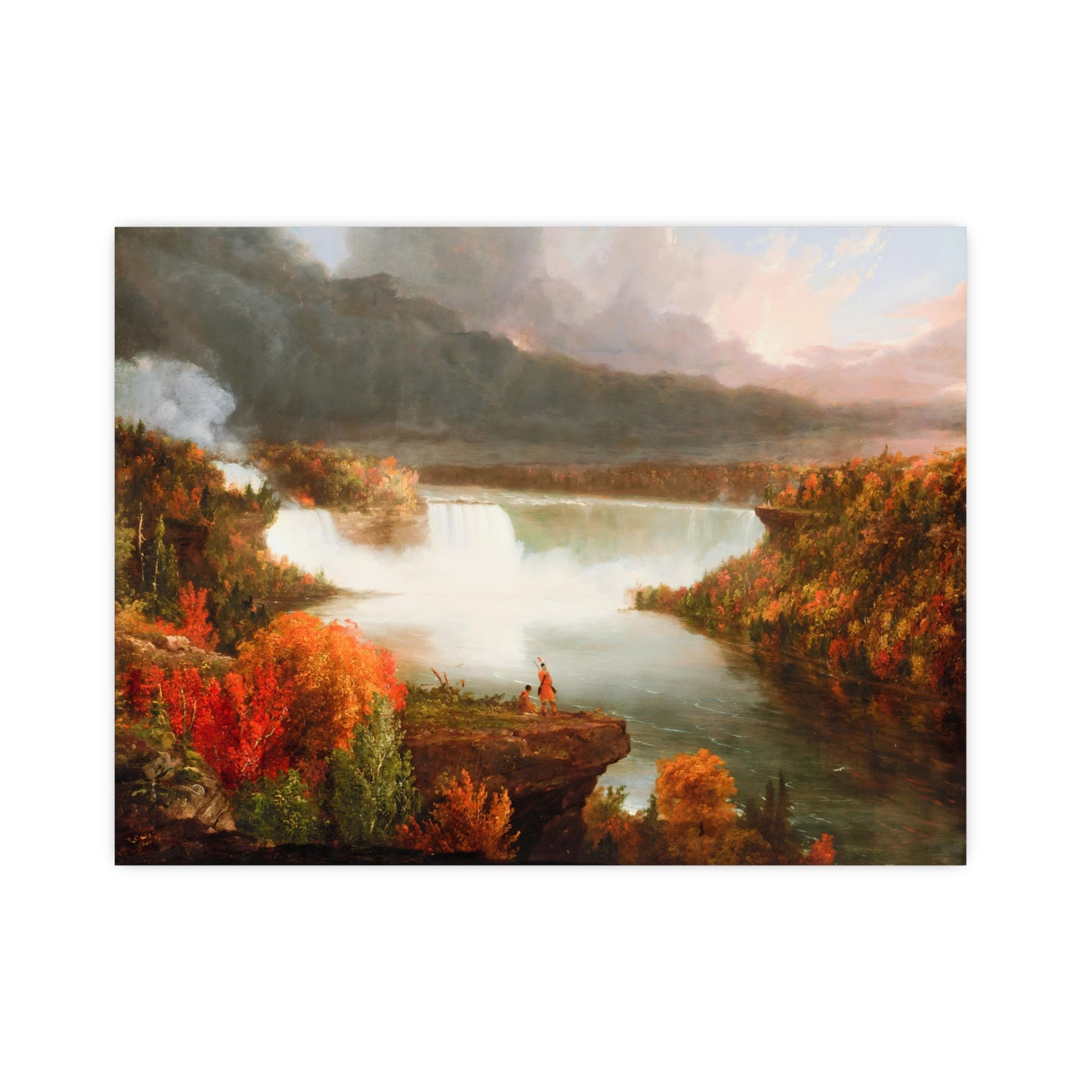 Distant View of Niagara Falls