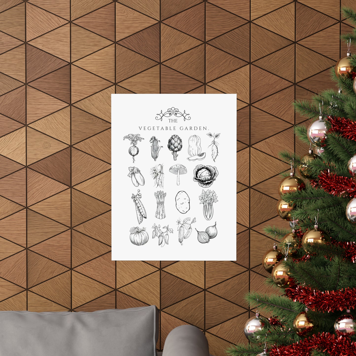 Vegetables Garden Wall Print