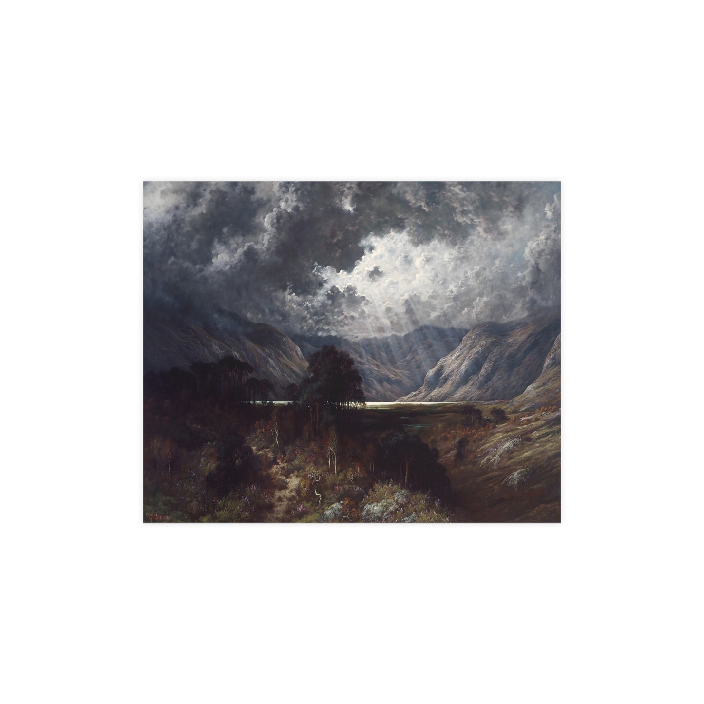 Sunlight in the Mountain