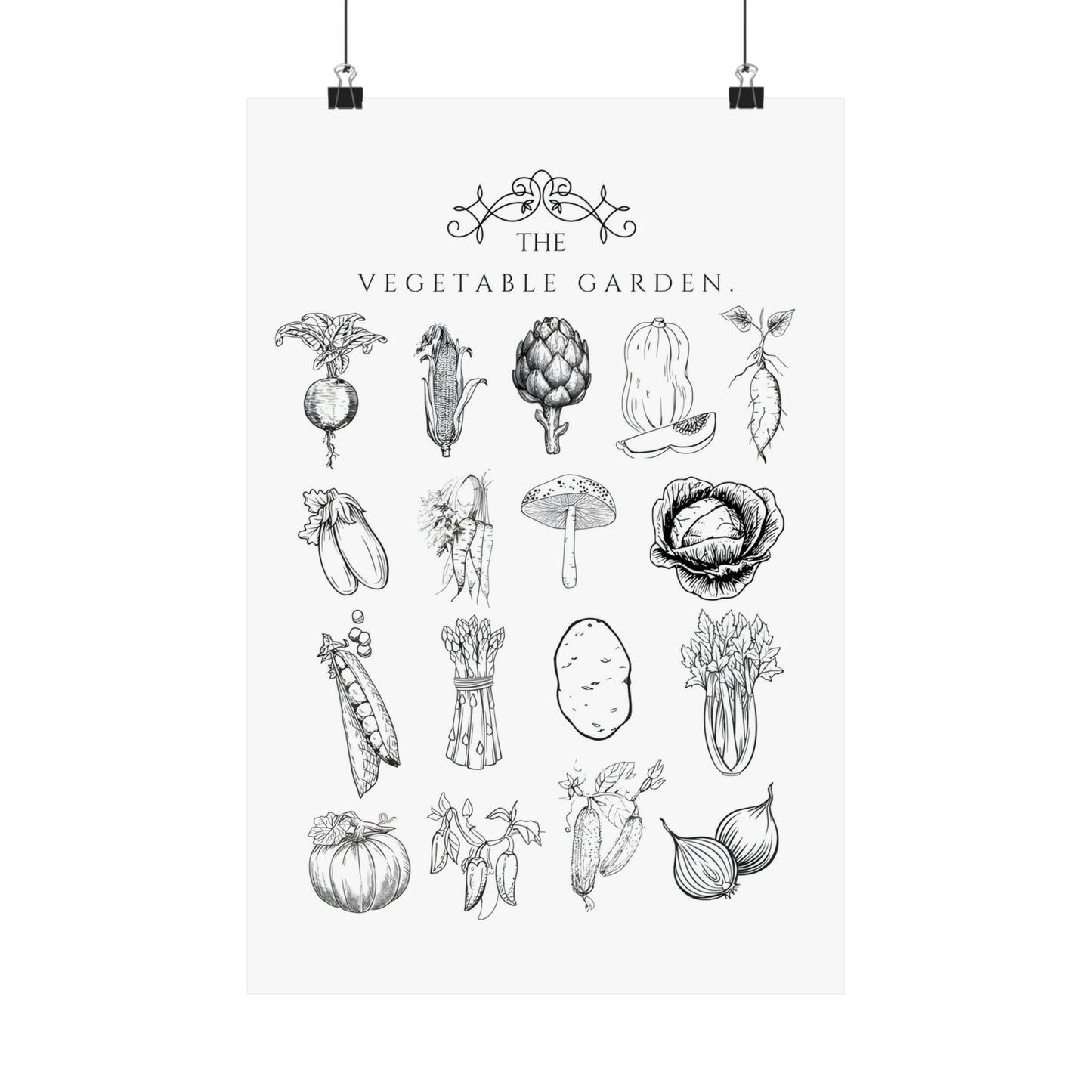 Vegetables Garden Wall Print