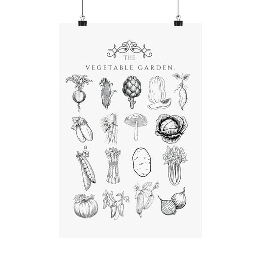 Vegetables Garden Wall Print