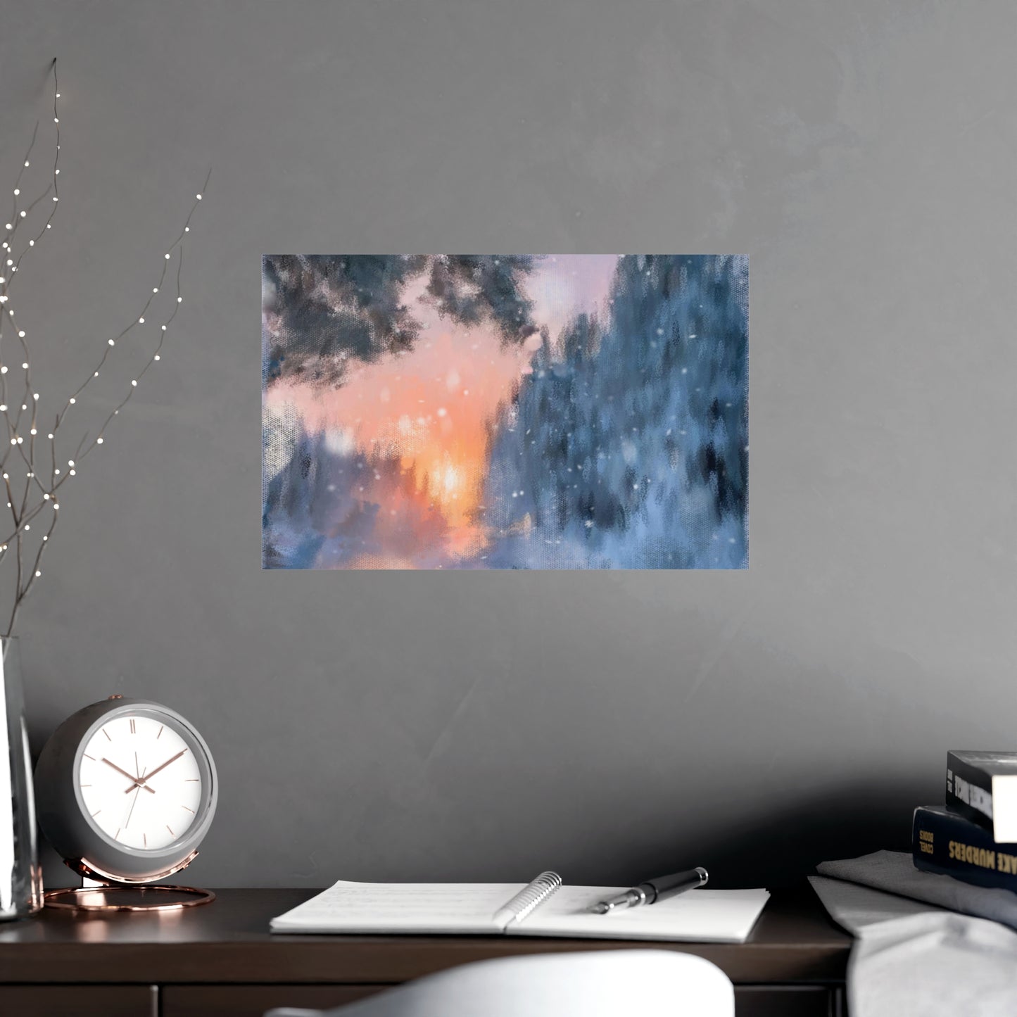 Abstract Winter Art