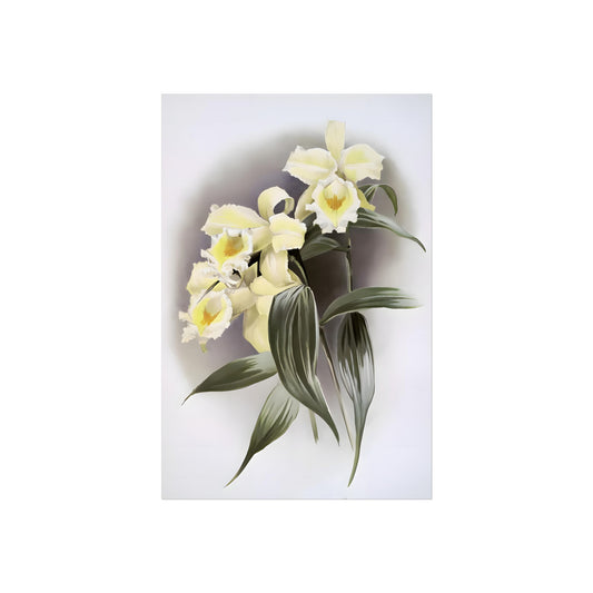 Vintage White Orchids
