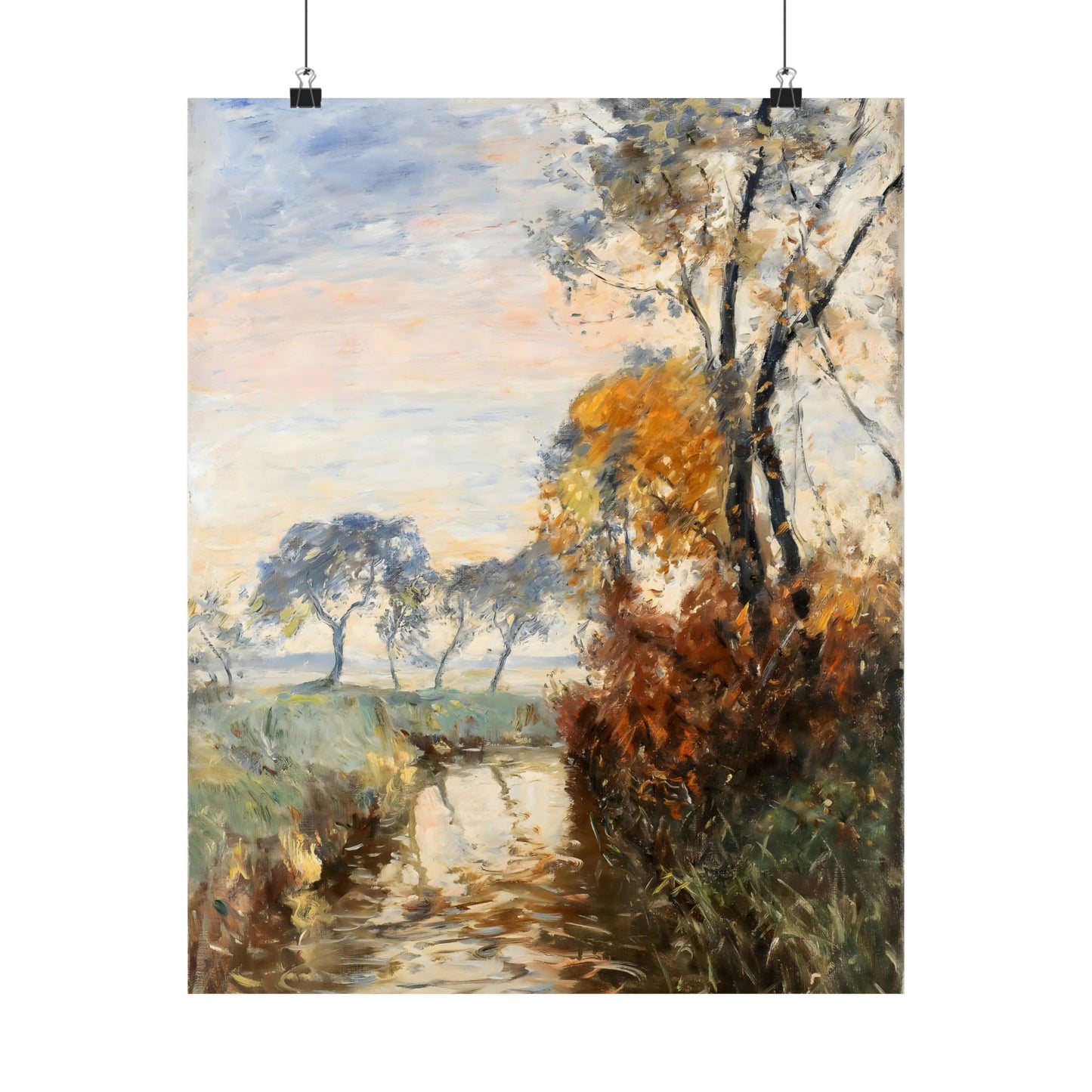 Autumn Landscape With Stream