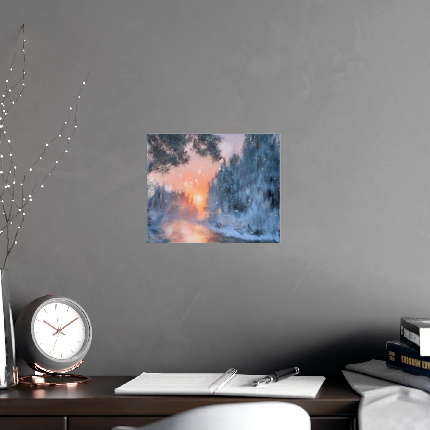 Abstract Winter Art