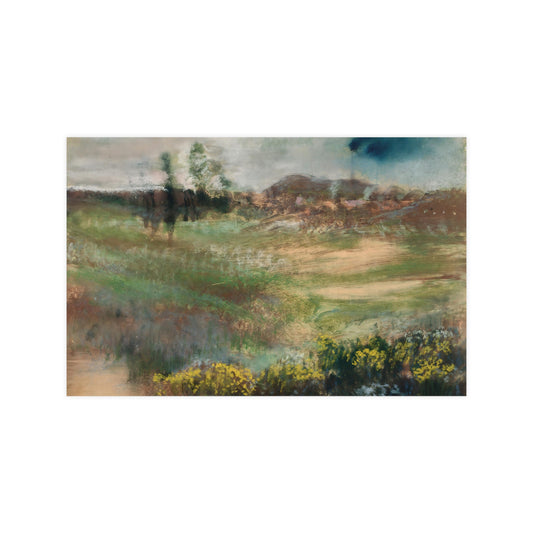 Garden with Smokestacks Wall Prints