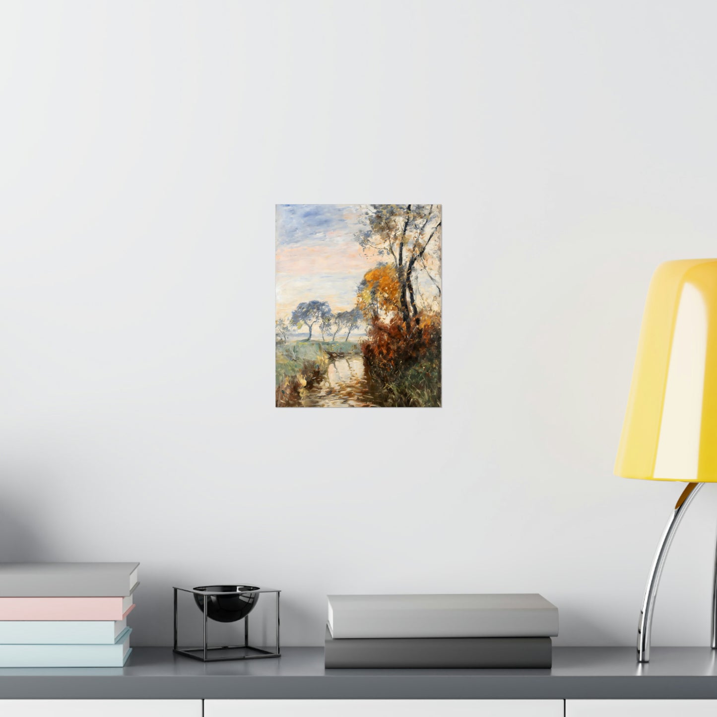 Autumn Landscape With Stream