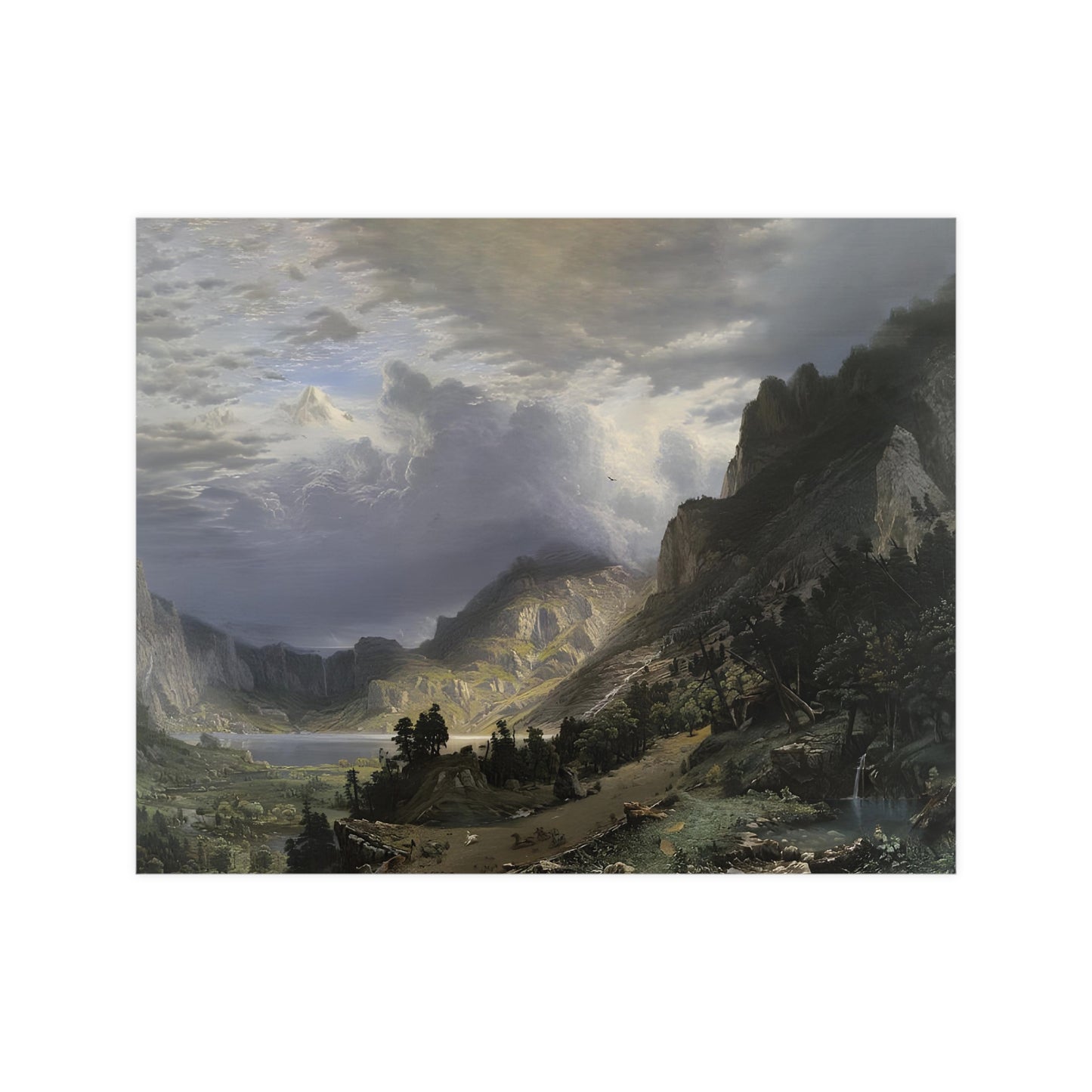 Gloomy Mountain Prints