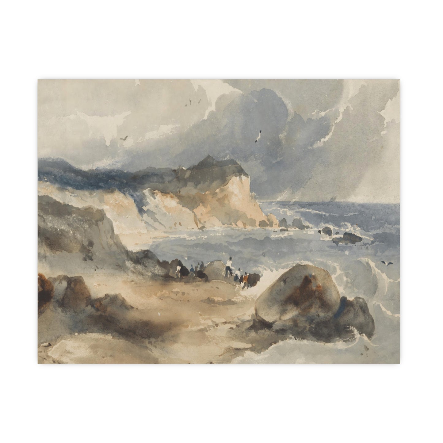 A Coastal Scene Print