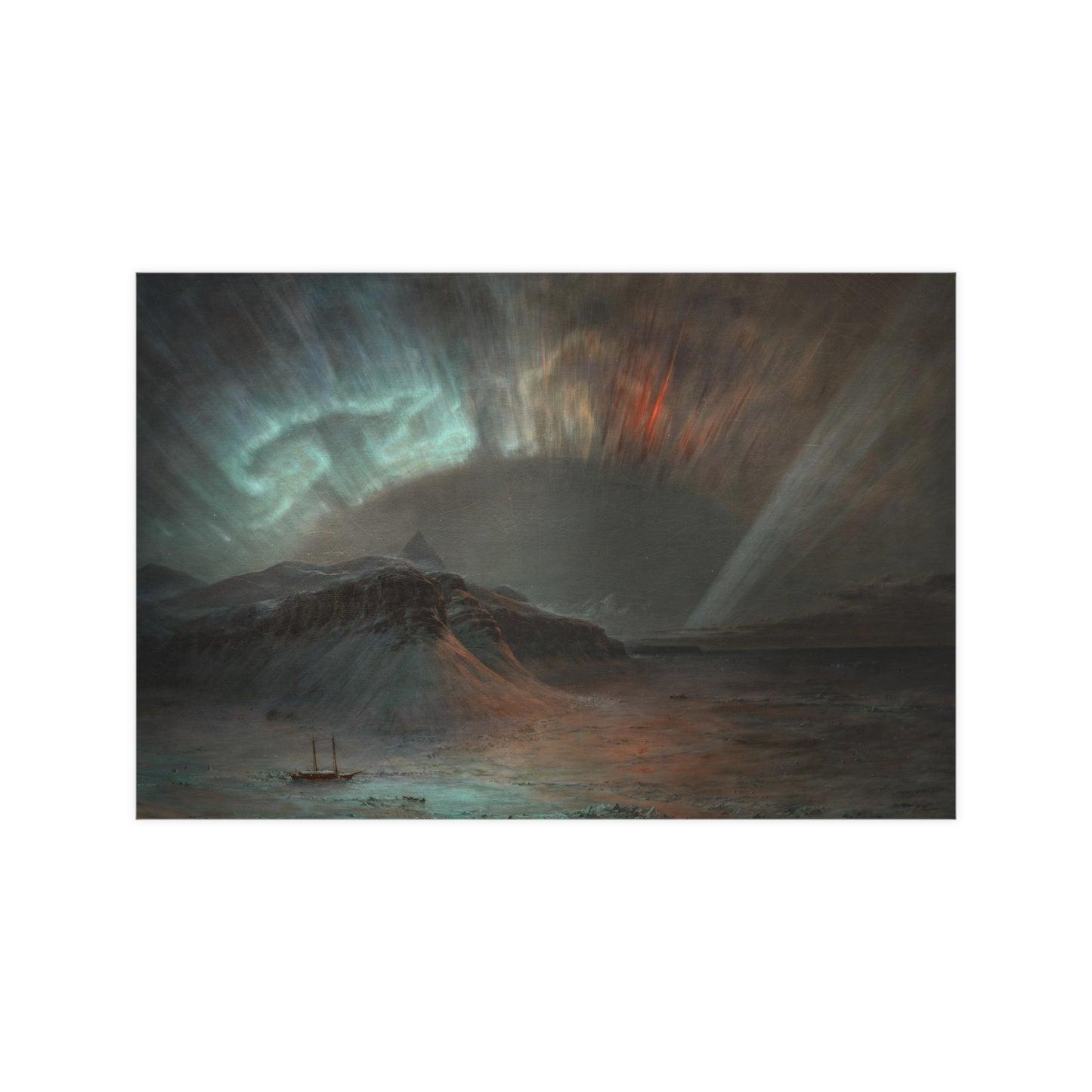 Aurora Borealis Winter Art