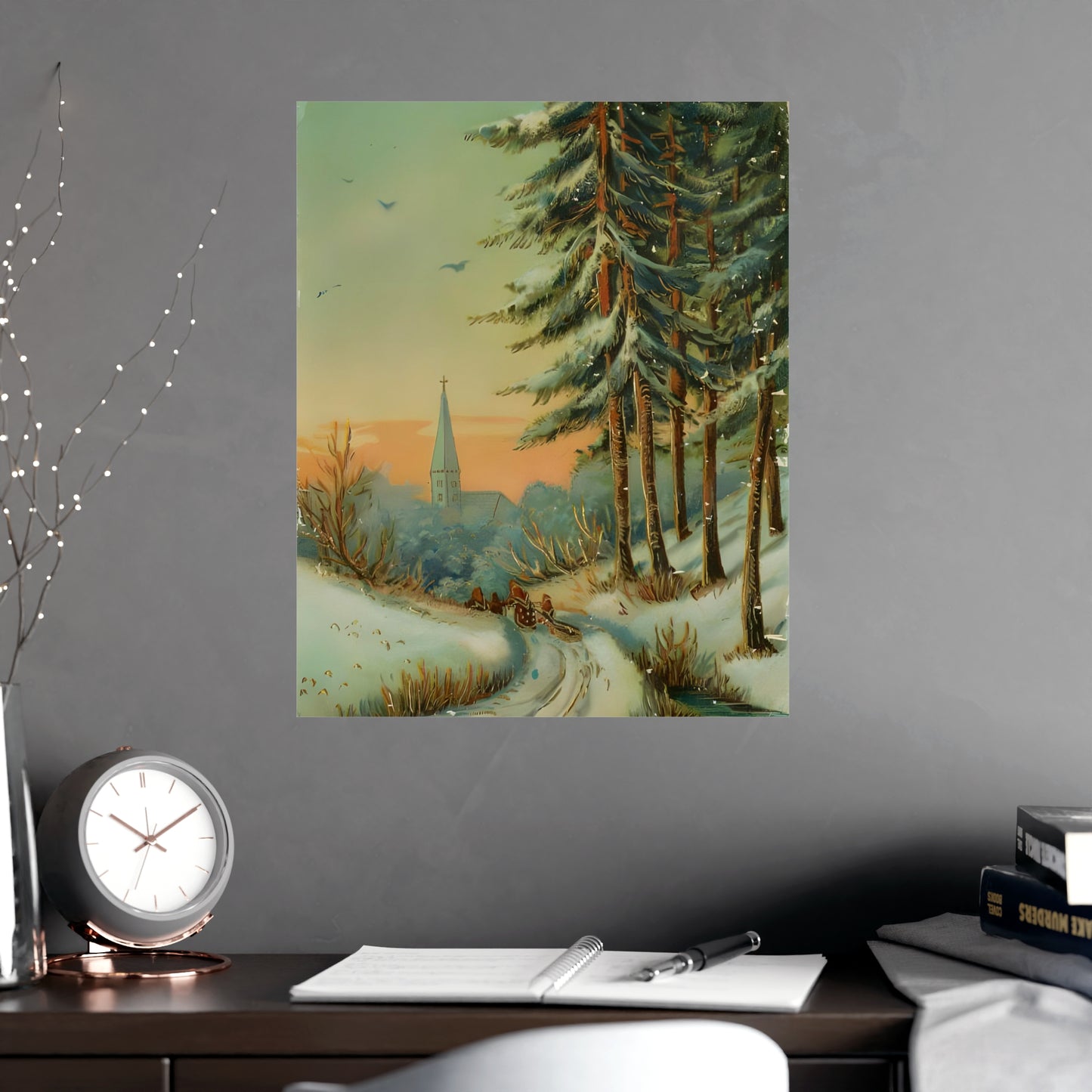 Fir Christmas Pine Tree Wall Prints
