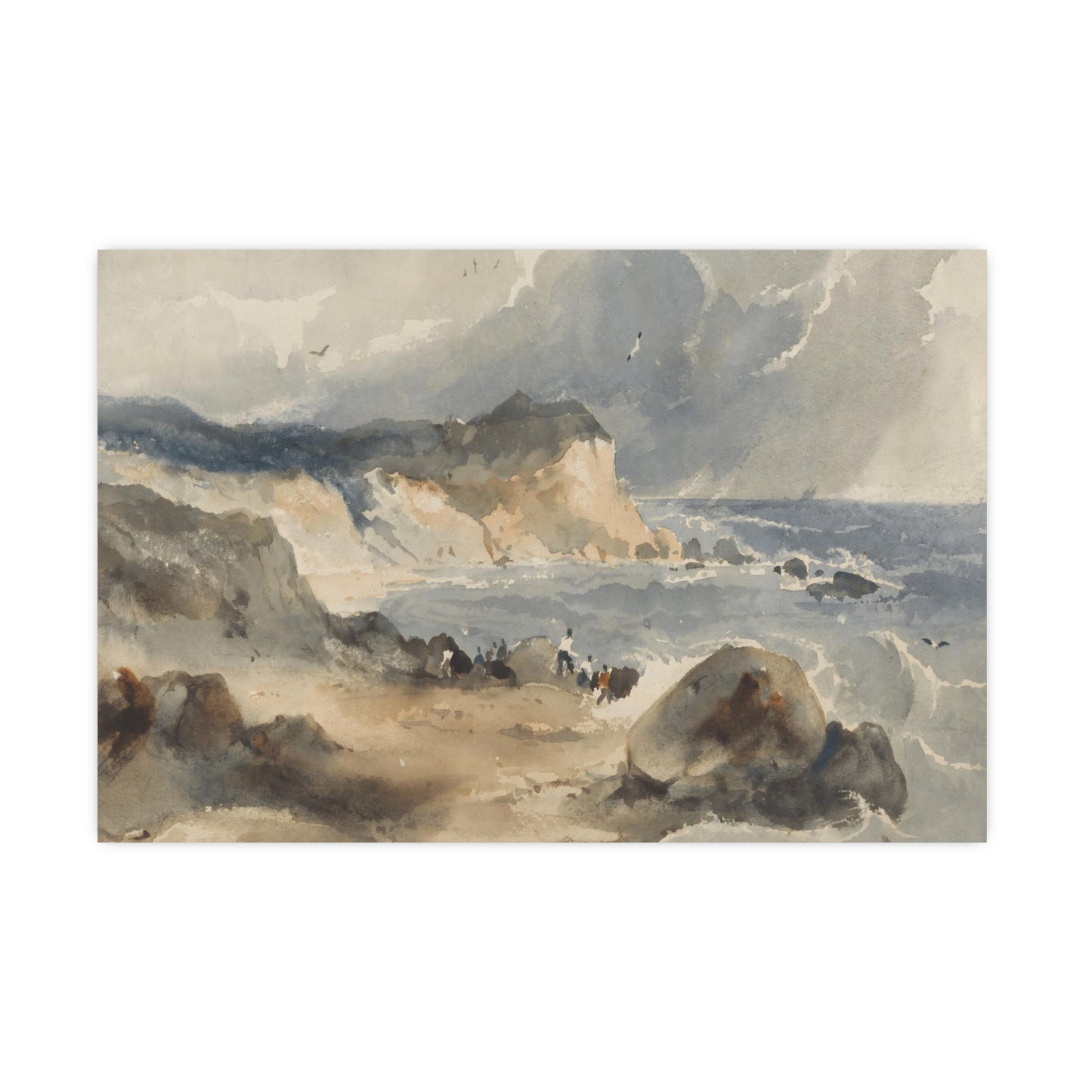 A Coastal Scene Print