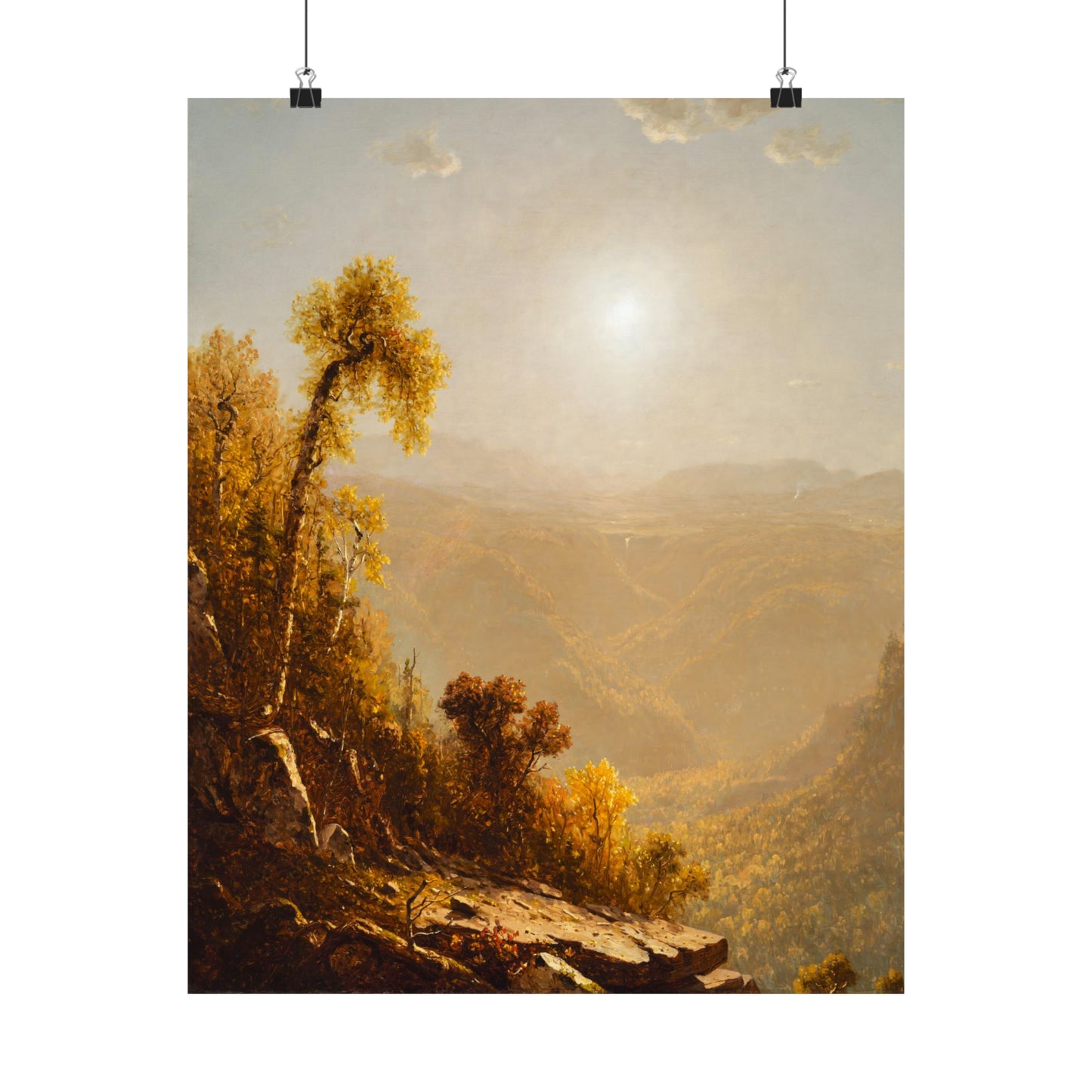 Sunset Autumn View
