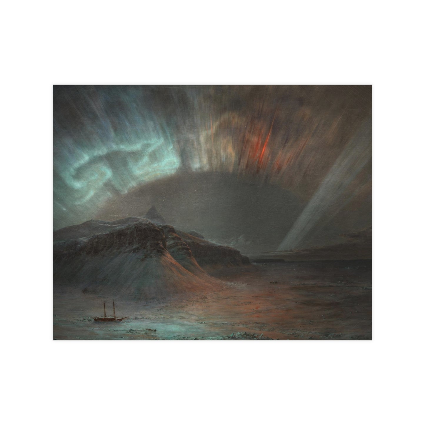 Aurora Borealis Winter Art