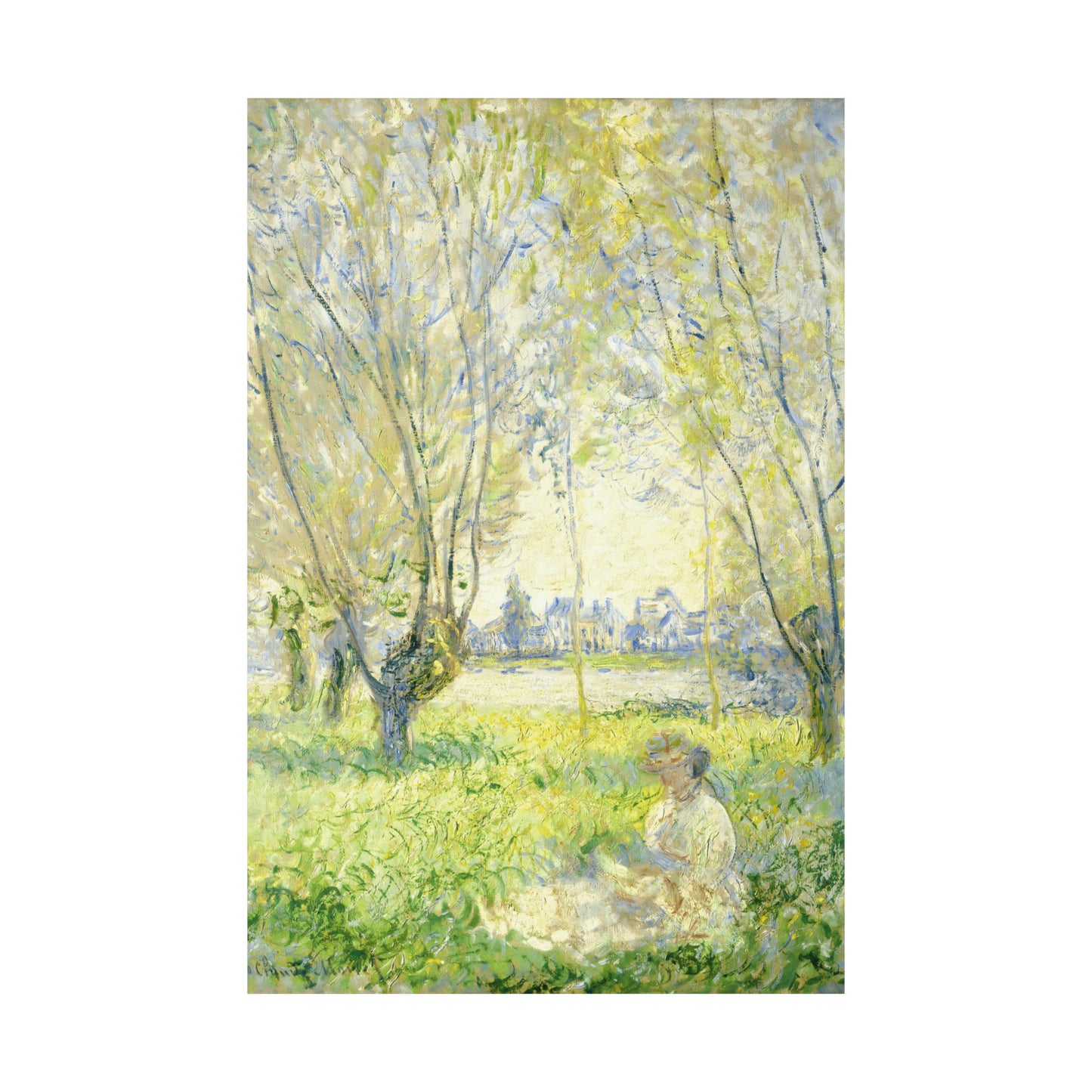 Woman Seated under the Willows