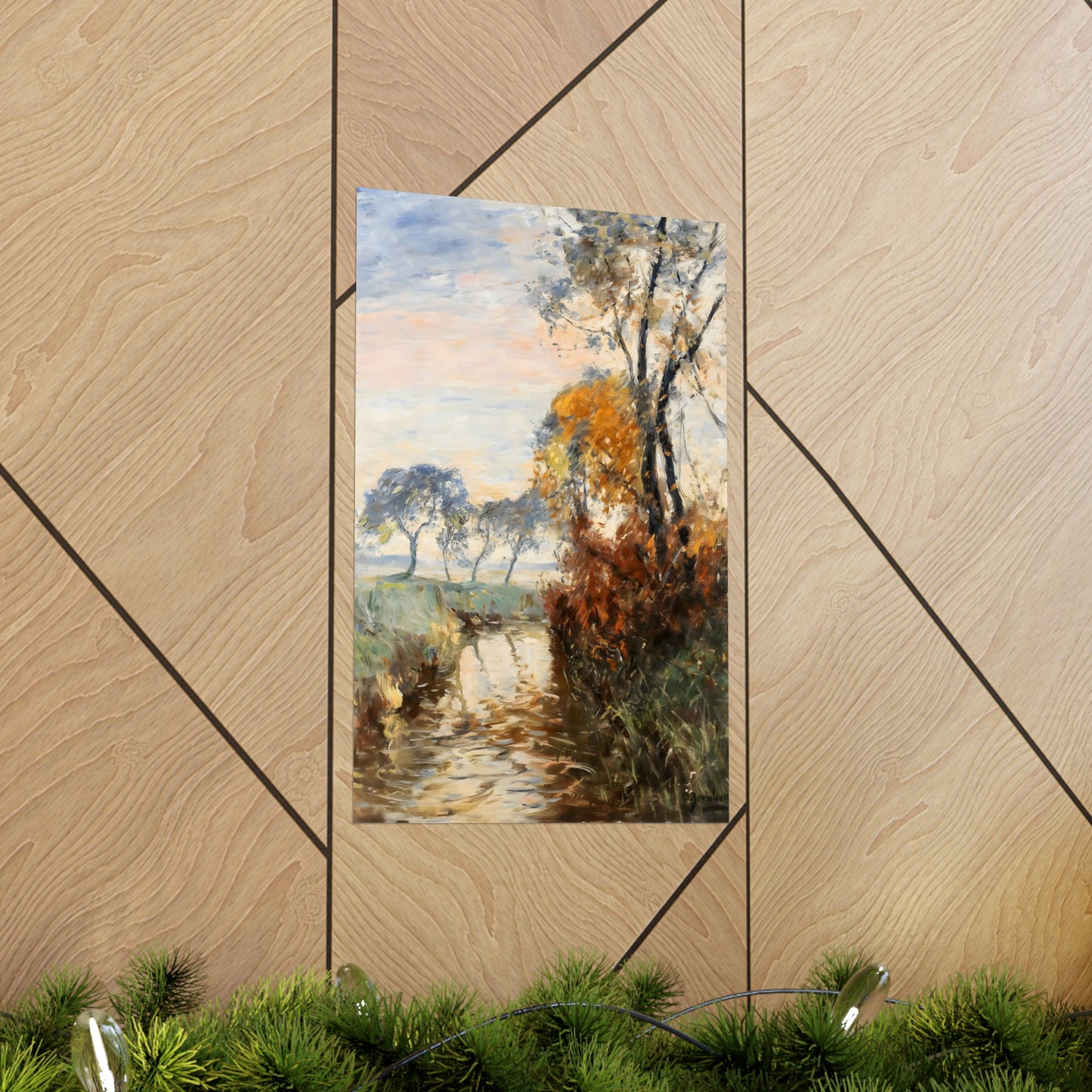 Autumn Landscape With Stream