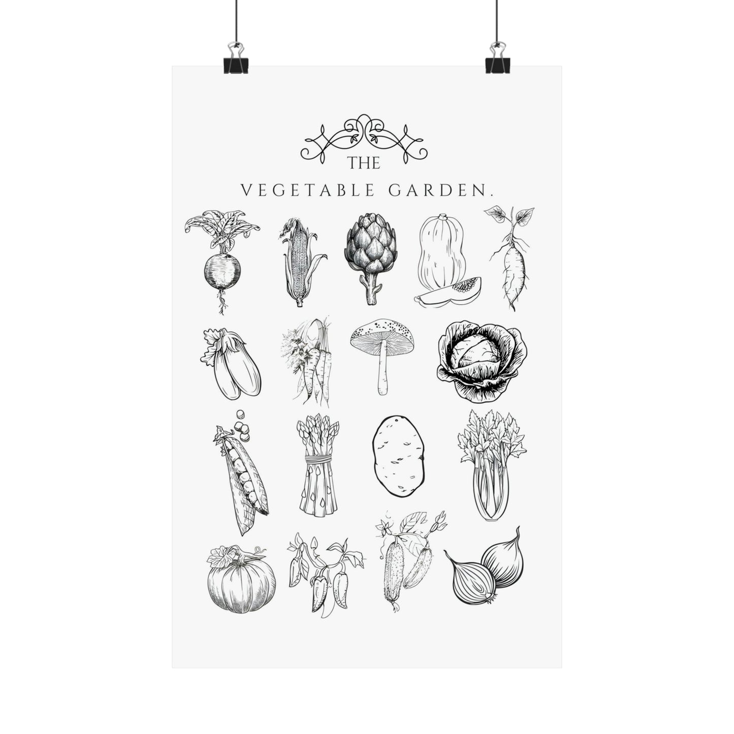 Vegetables Garden Wall Print