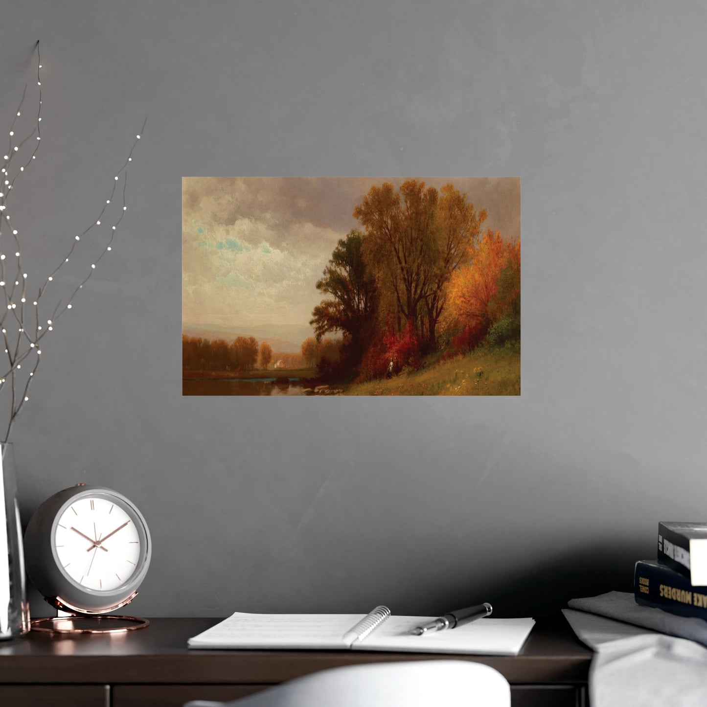 Fall Foliage at Sunset