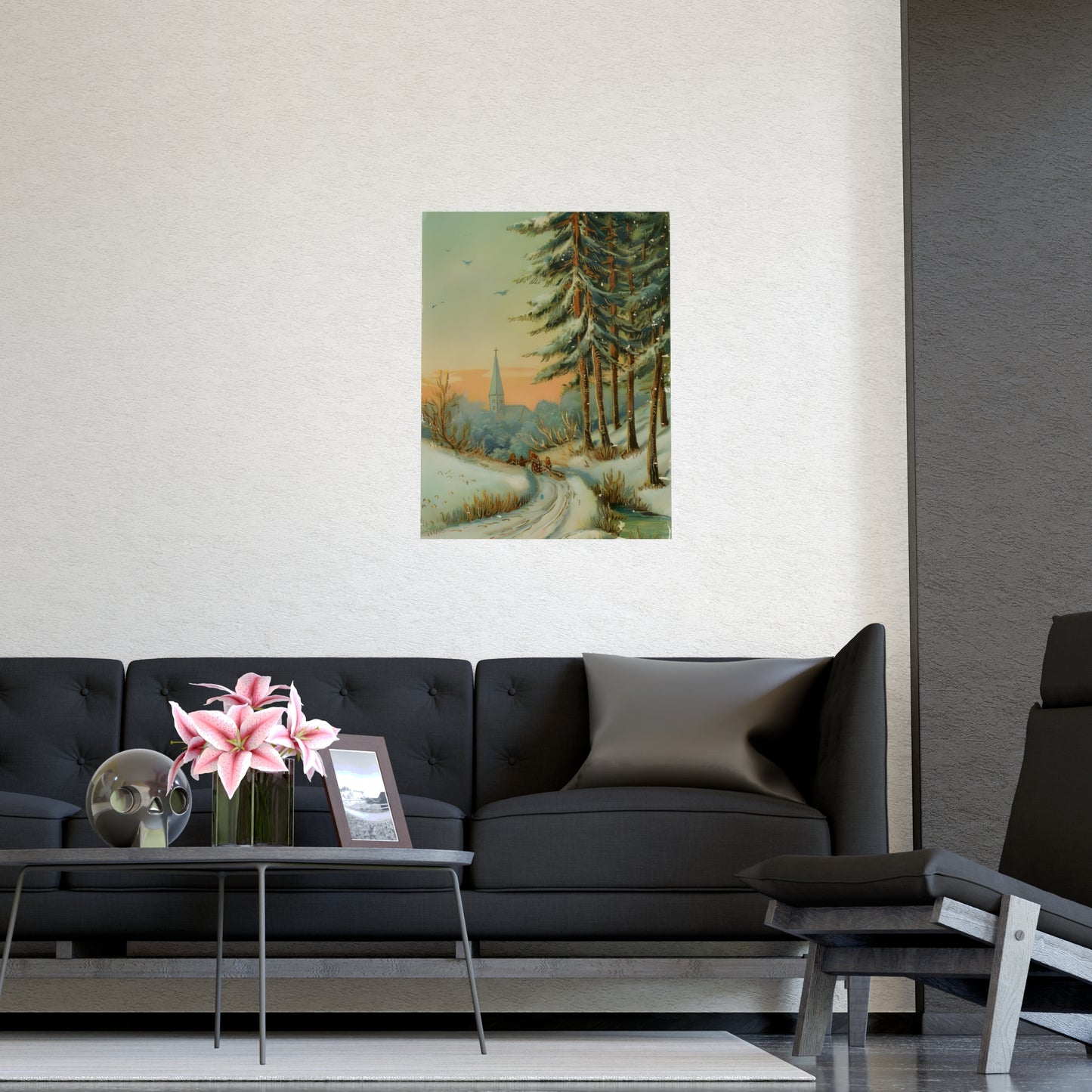 Fir Christmas Pine Tree Wall Prints