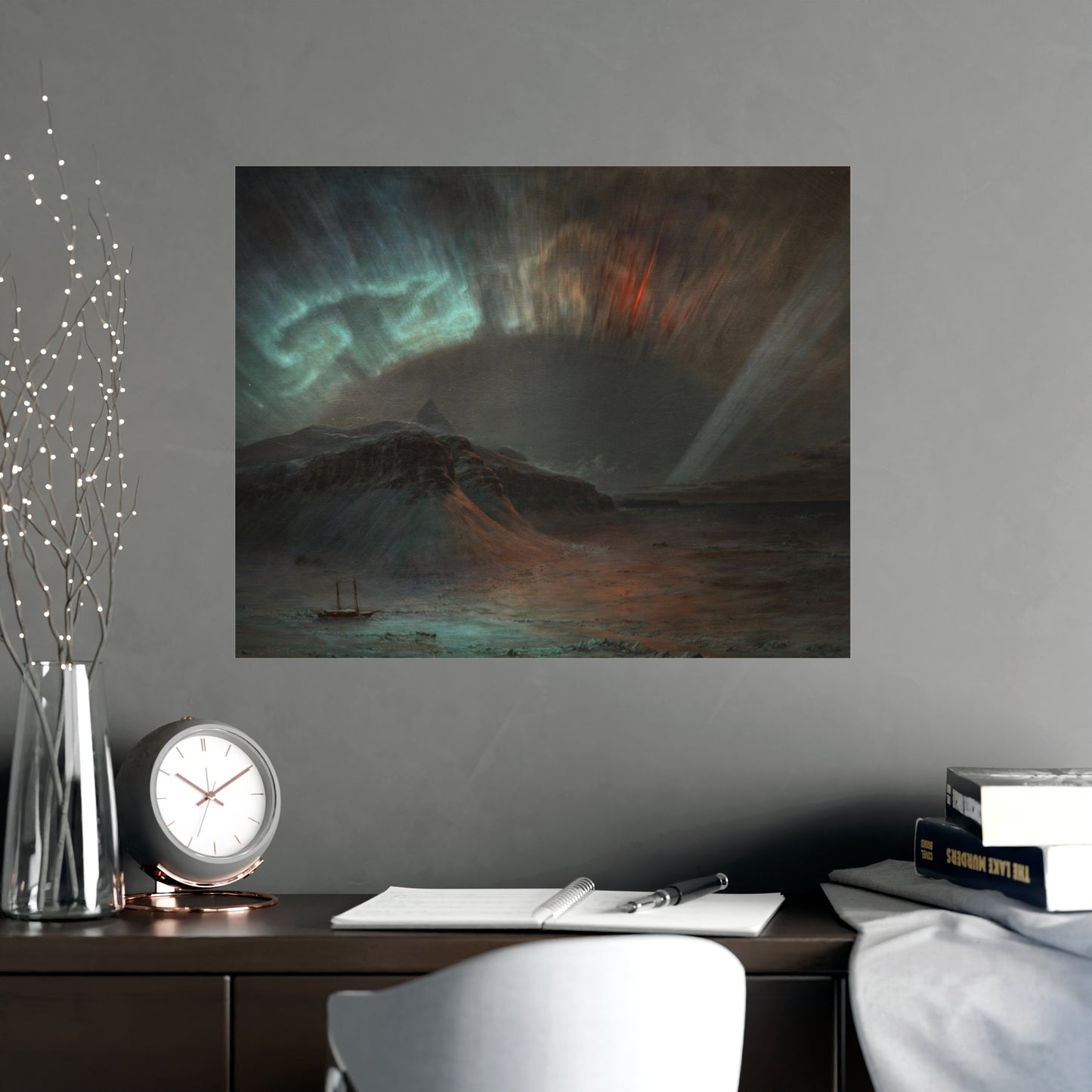 Aurora Borealis Winter Art