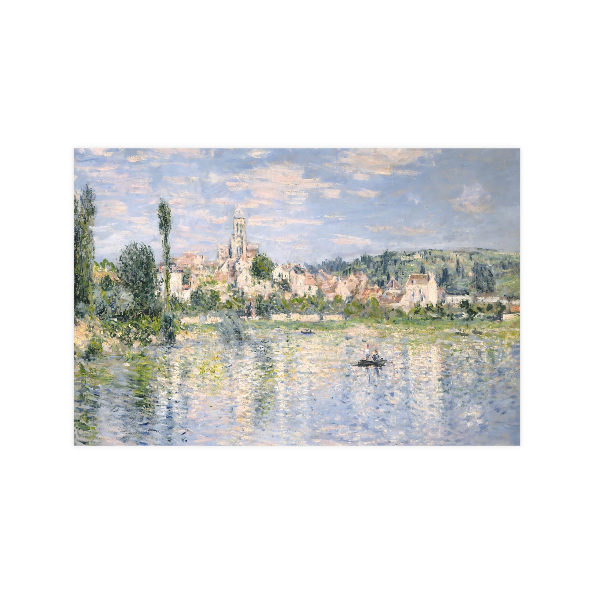 Claude Monet's 'Banks of the Seine, Vétheuil (1880)  digitally enhanced by Lisa Burningham designs