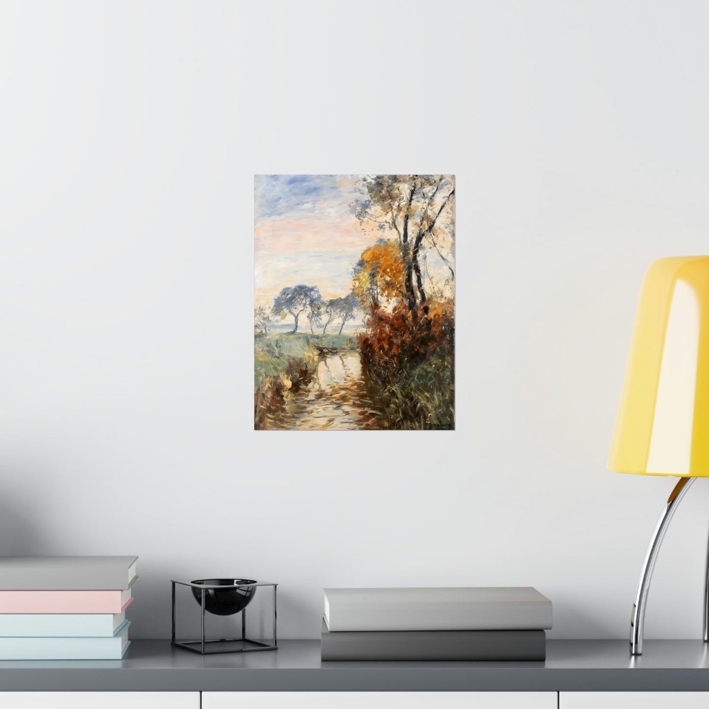 Autumn Landscape With Stream