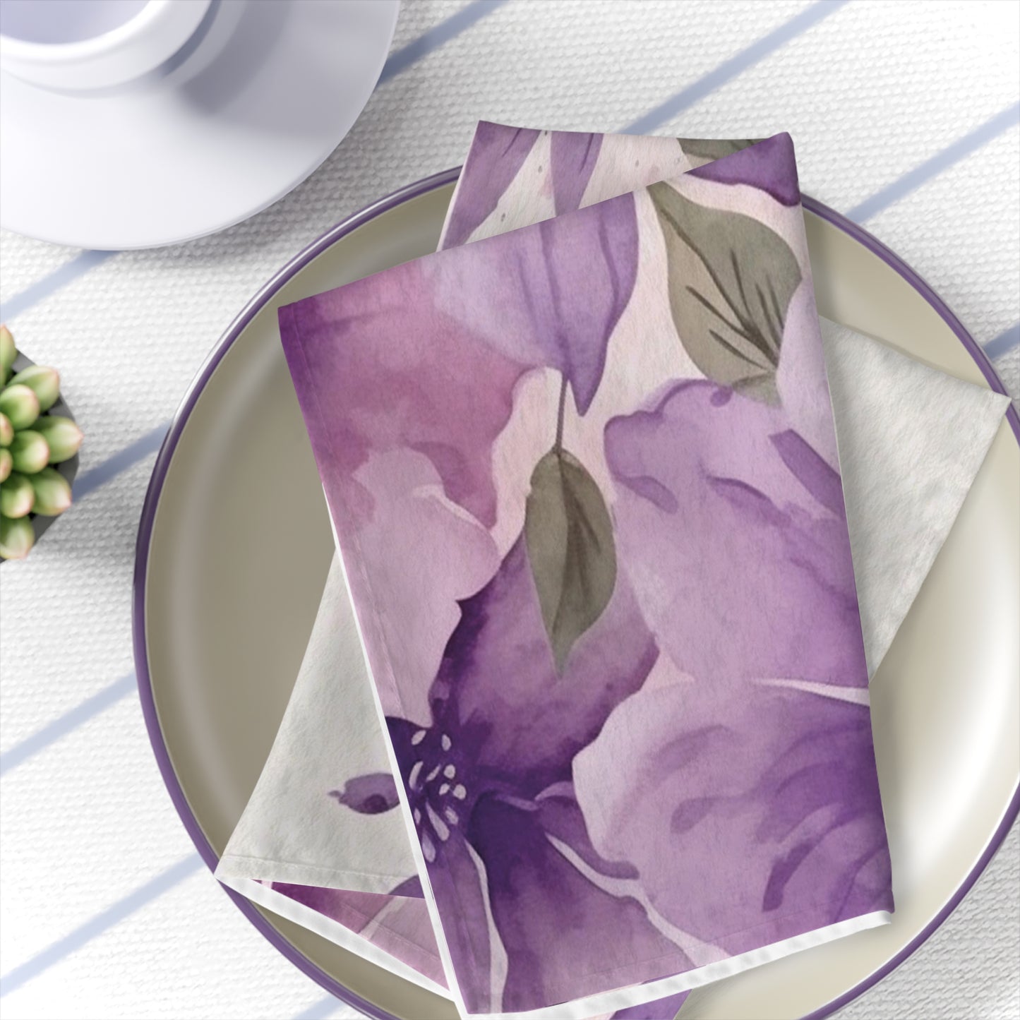Purple Petals Napkins
