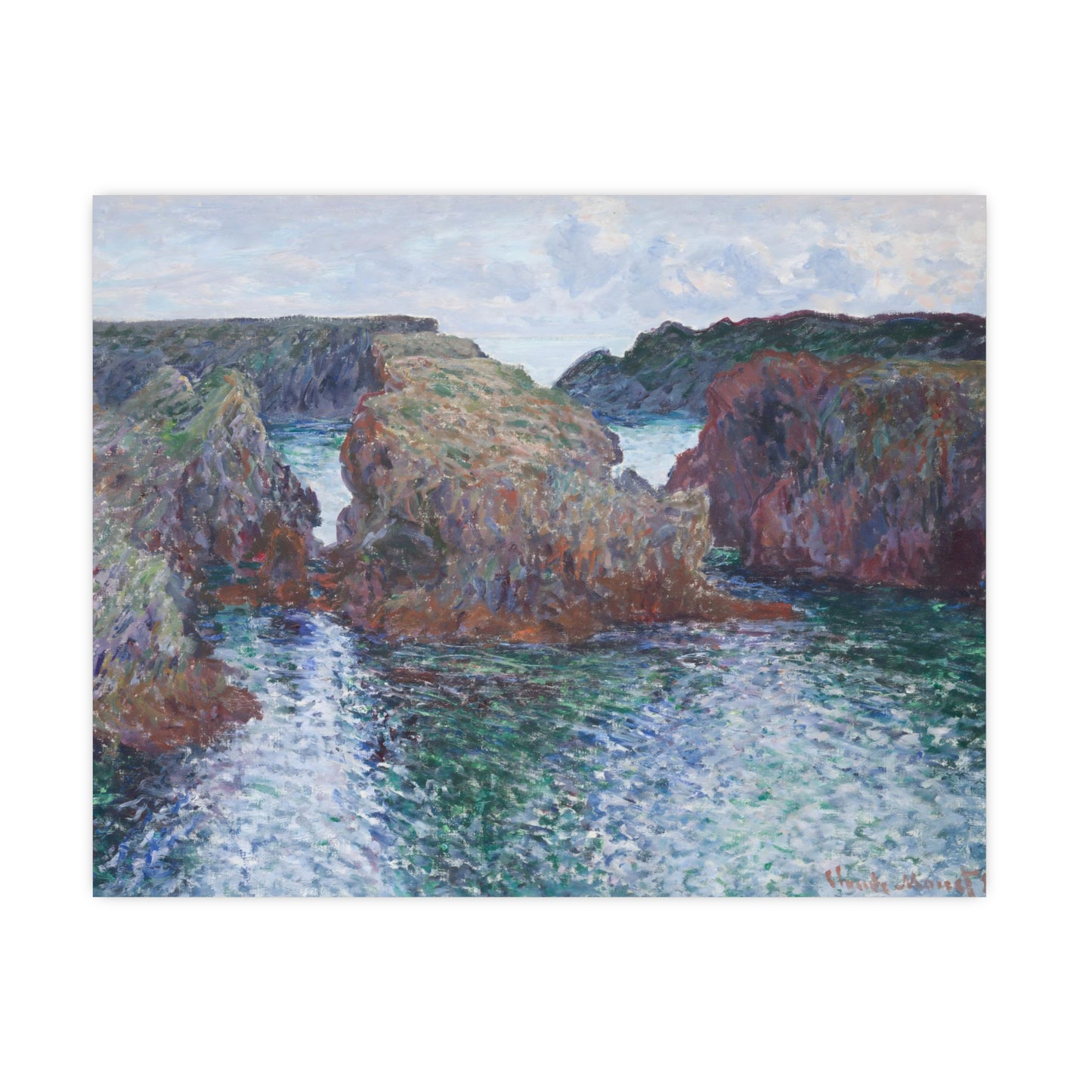 Rocky Shore Wall Print