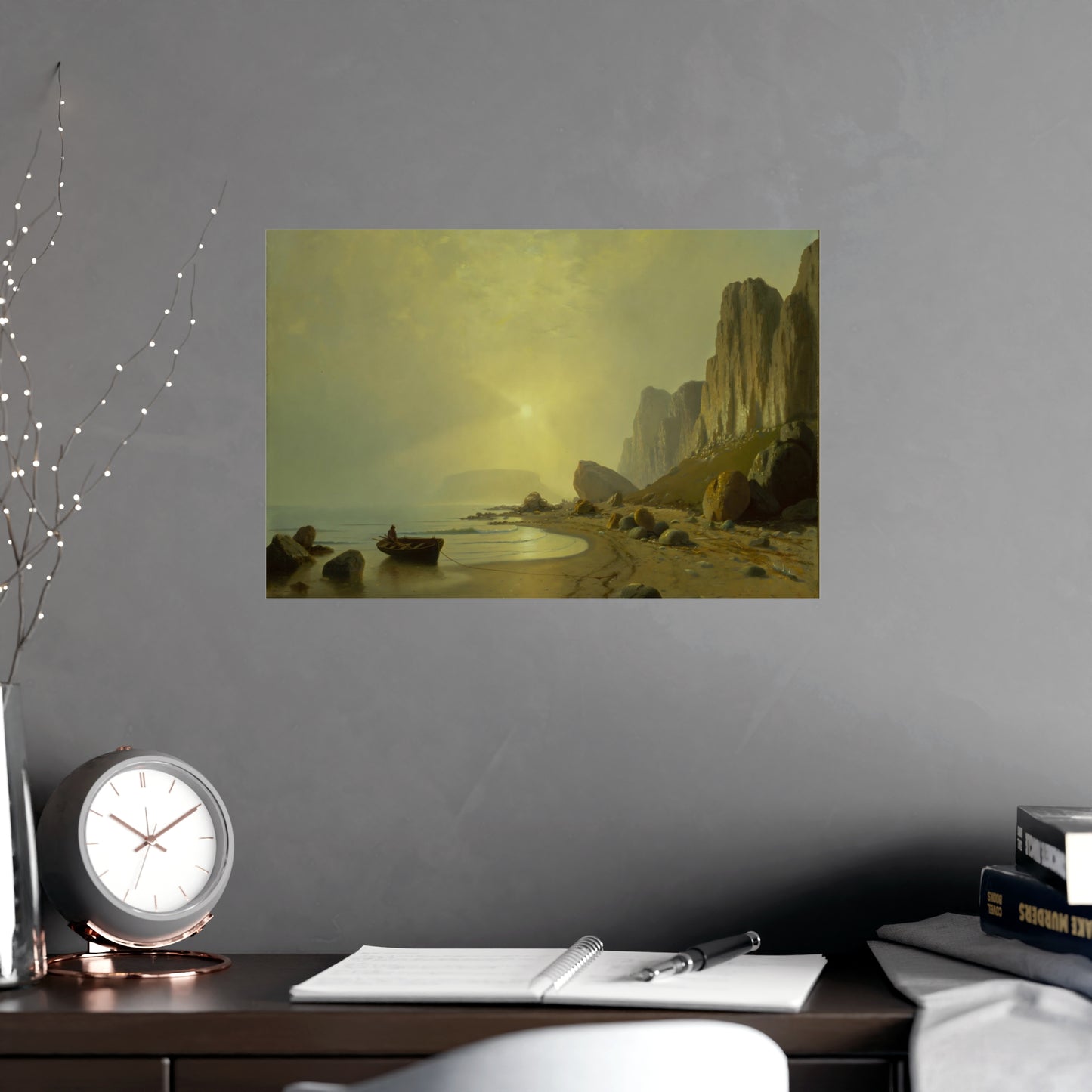 Vintage Coast View Wall Print