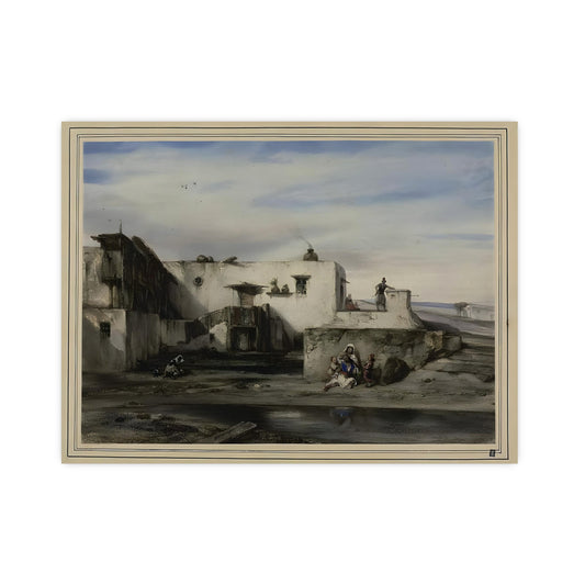 Vintage Greek Village Wall Art