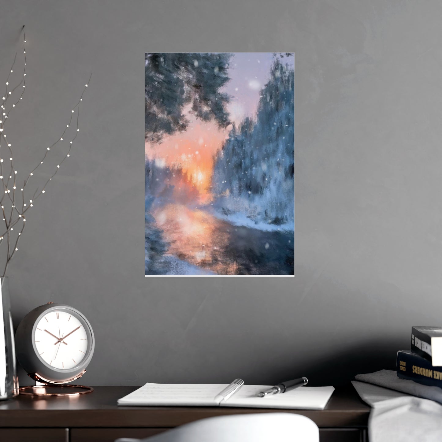 Abstract Winter Art