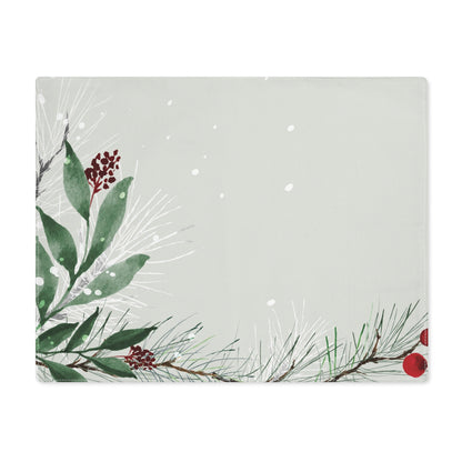 Pine Branch & Berry Placemat, 1pc
