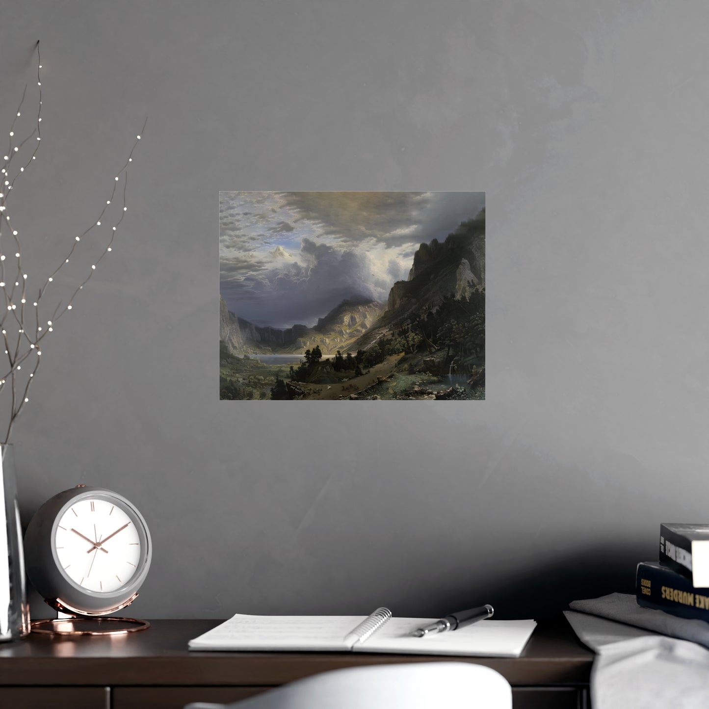 Gloomy Mountain Prints