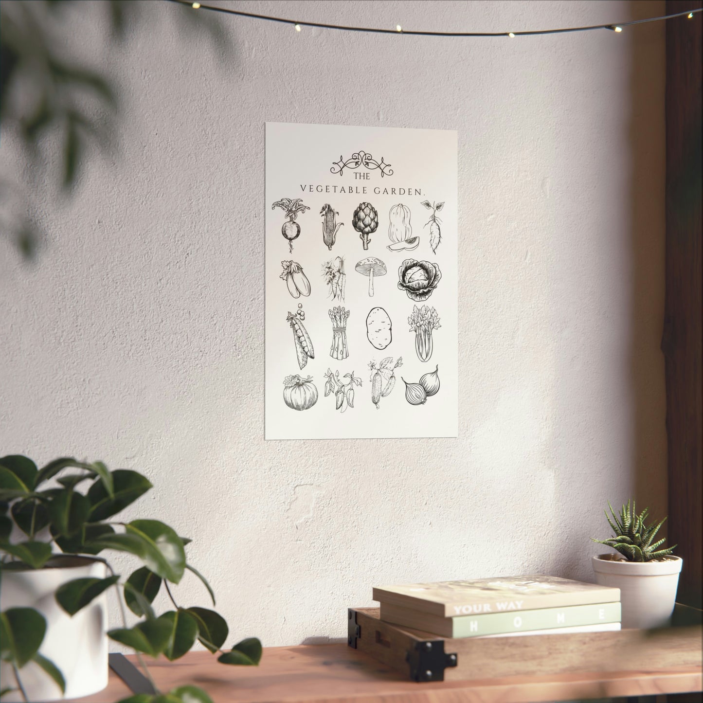 Vegetables Garden Wall Print