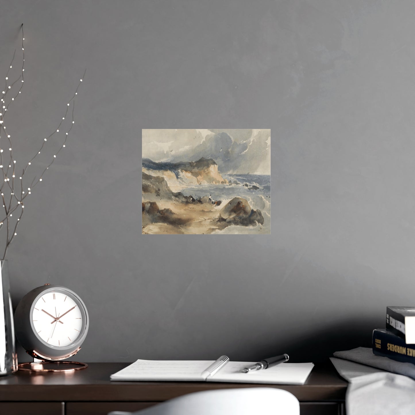 A Coastal Scene Print