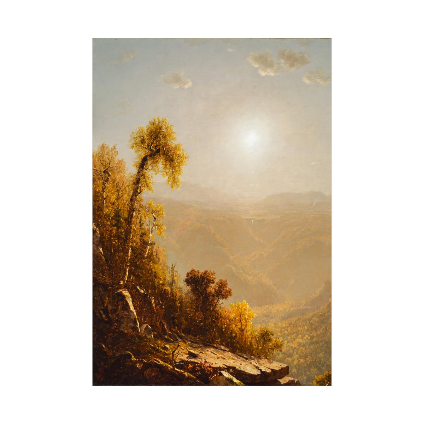 Sunset Autumn View