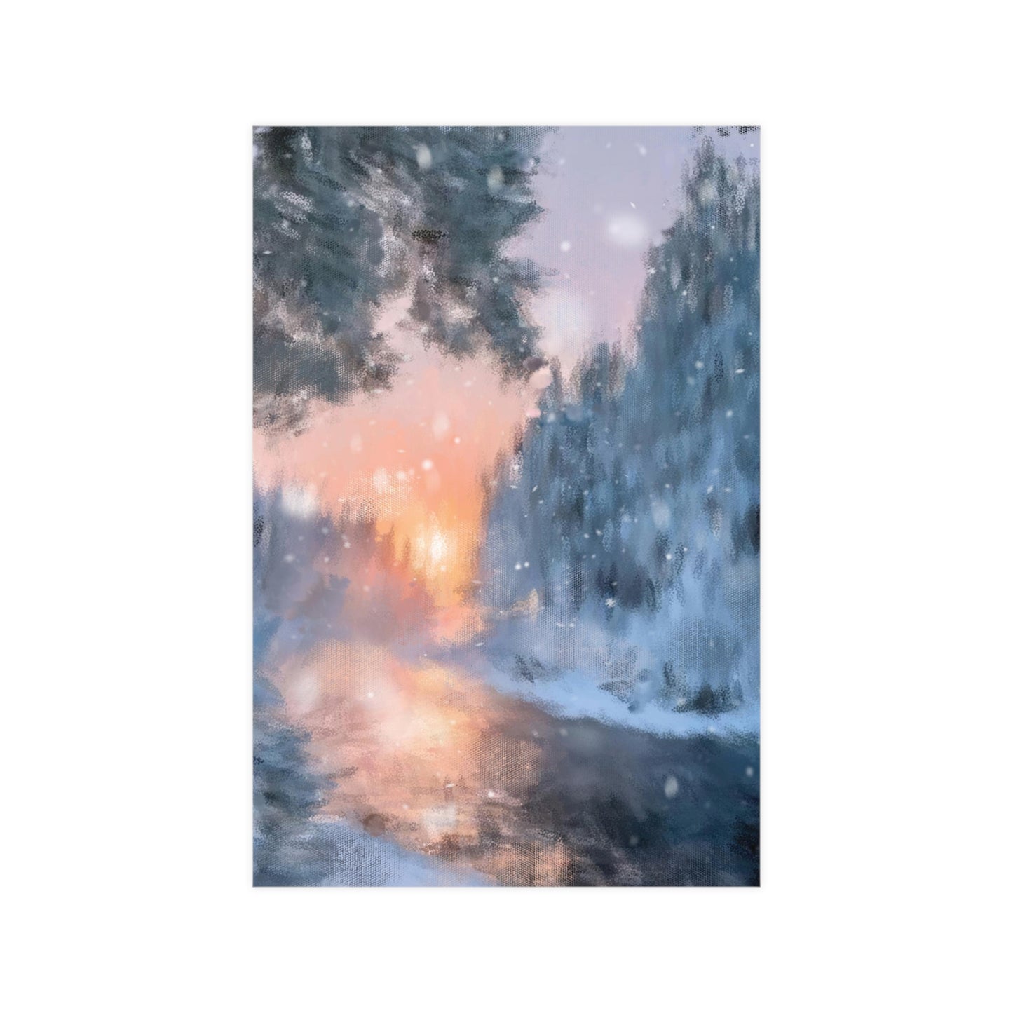 Abstract Winter Art