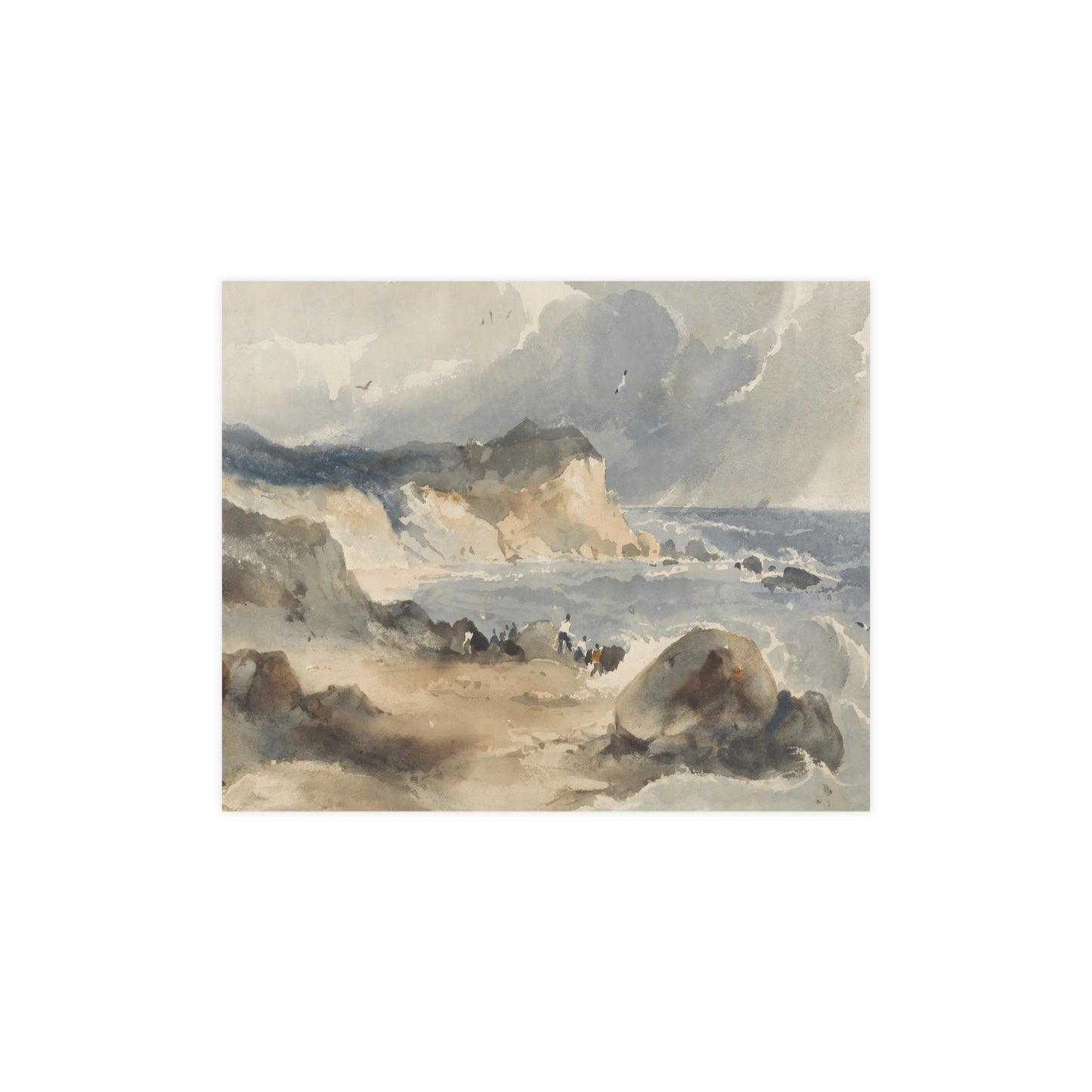 A Coastal Scene Print