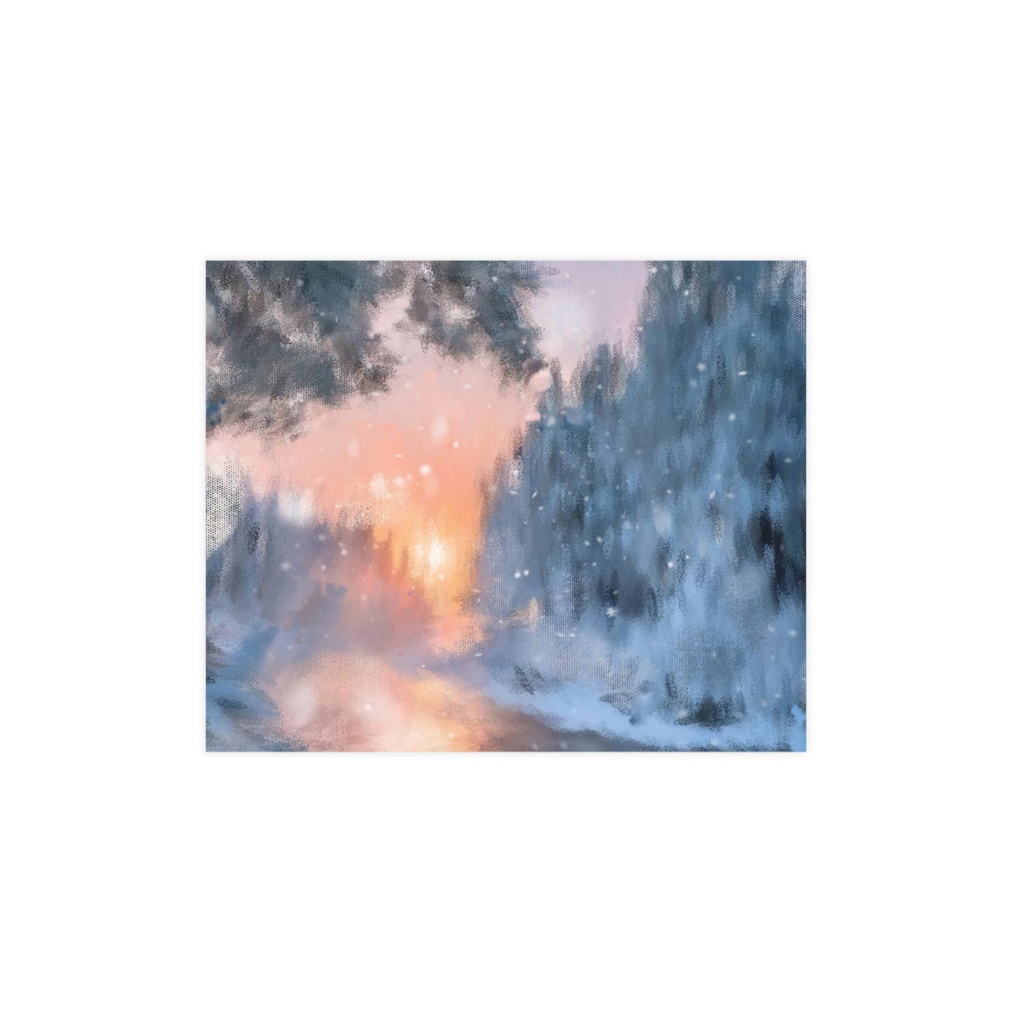 Abstract Winter Art