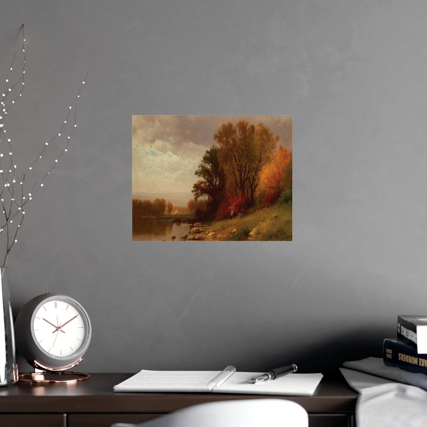 Fall Foliage at Sunset