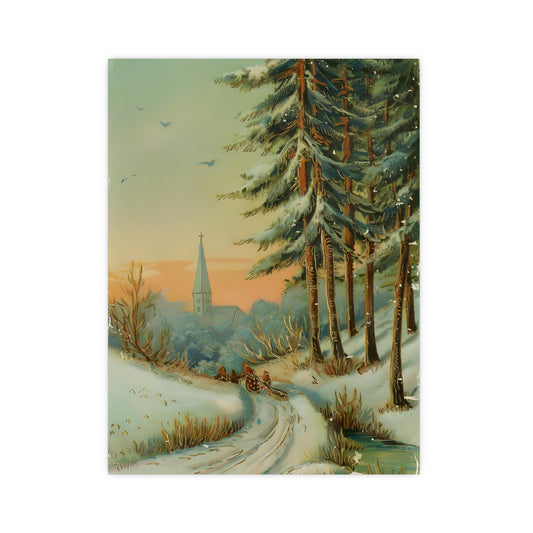 Fir Christmas Pine Tree Wall Prints
